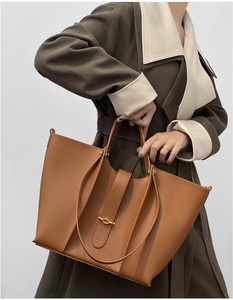 Sac à main fourre-tout en cuir de vache véritable pour femme, peint à la main, grande capacité, fermeture éclair, doublure en polyester, sac à bandoulière de voyage - Product Image 5