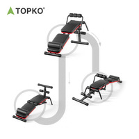 Banc de musculation TOPKO de haute qualité pour la maison, pliable, multifonctionnel, pour hommes et femmes