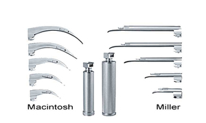 High Quality Stainless Steel Fiber <b>Optic</b> Macintosh Laryngoscope Set Adult Size Handle Manual Surgical <b>Instrument</b> CE Certified - Product Image 2