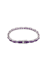 Pulsera de Amatista en Plata de Ley 92.5 KLSB-20233 - Product Image 3