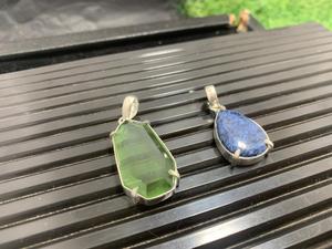 Gemstone Peridot Pear Cut Bohemian German Silver Gemstone Handmade Pendant For Women Jewelry Top Quality Low Price - Product Image 1