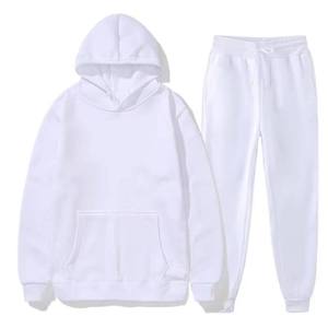 Sweat-shirt à capuche unisexe jaune, ensemble de survêtement à manches longues, couleur unie, 100% coton, coupe classique, vêtements décontractés d'hiver, fermeture à cordon - Product Image 6