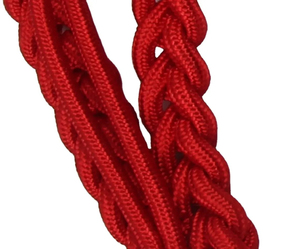 Premium Aiguillette Red <b>Braided</b> Shoulder Cord for Ceremonial Dress Uniform Parade <b>Accessories</b> - Product Image 3