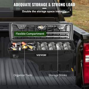 Juego de Cajas de Herramientas para Almacenamiento en la Caja de la Camioneta Chevrolet Silverado 1500 2019-2020, para el Lado Izquierdo y Derecho - Product Image 5