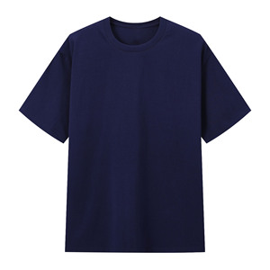 เสื้อยืดคอกลมผ้าฝ้ายแท้ 240 กรัม 20s พิมพ์ลายปักโลโก้ตามสั่ง OEM ทรงไหล่ตกเล็กน้อย - Product Image 4