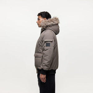 New Launched Camouflage Spring <b>Waterproof</b> Eco-Friendly Polyester Wadding <b>Long</b> Men Unisex Loose Winter Puffer Coat - Product Image 3