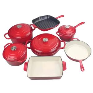 Ensemble de casseroles en céramique orange antiadhésives, magnifiquement conçues par KRAFT WORLD - Product Image 6