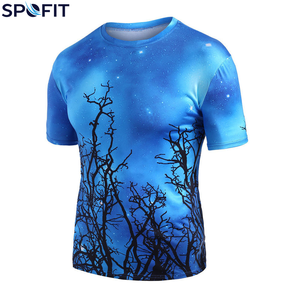 T-shirt pour homme à sublimation, style tendance, anti-plis, matière durable 100% polyester, coupe ample, imprimé, best-seller - Product Image 3