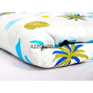 Tela Ecológica, Transpirable, Ligera, de Secado Rápido, 100% Algodón, Diseño Floral con Estampado a Mano Indio, Estilo Cruzado para Niñas - Product Image 2