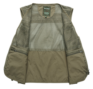 Chaleco Clásico Multibolsillos para Hombre, Chaqueta Informal de Reportero para Exteriores, Chaleco de Seguridad al por Mayor con Bolsillo de Malla - Product Image 2