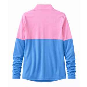 Pull décontracté bicolore à quart de zip pour femme Jack Jill, haut de performance color block, logo brodé personnalisé, vente en gros OEM - Product Image 2