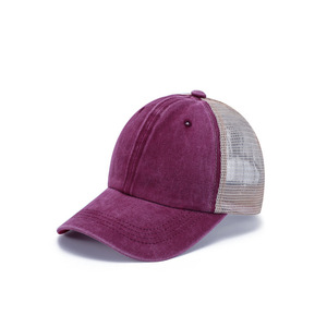 Wholesale Unisex Custom logo 6 Panel Sports mesh Trucker <b>Hats</b> - Product Image 6