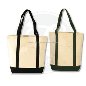 Custom Logo Printed Recyclable Plain Cotton Women <b>Handbags</b> Eco-Friendly Tote Bag Customized Green Recycled Promotional Cotton - Product Image 2
