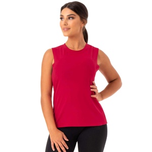 Gilet de sport décontracté à séchage rapide grande taille Gilet d'épaule de yoga Débardeurs respirants Tops courts Fitness Training Running pour femmes - Product Image 4