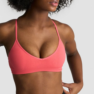 Ropa de Yoga para Mujer con Espalda en Y, Ligera, Diseño Sólido, Ajuste Ceñido, Spandex y Nailon de Alta Calidad, Cuello en V, Sujetador Acolchado, Secado Rápido, Corte Ajustado - Product Image 6