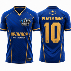 Servicio OEM: Camiseta de Fútbol de Malla de Panal de Abeja, Poliéster, Resistente a los Rayos UV, Ligera y de Alto Rendimiento, Fabricación OEM para Clubes y Escuelas - Product Image 1