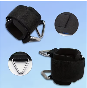 Sangles réglables en néoprène rembourré pour chevilles et poignets, pour machine à câble, épaisseur 5,7 mm, fermeture auto-agrippante, protection professionnelle pour les fessiers - Product Image 6