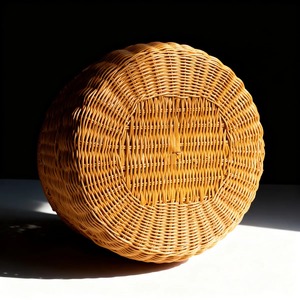 Cesta de ratán plástico hecha a mano, cesta de almacenamiento al por mayor, ecológica, hecha en Vietnam - Product Image 3