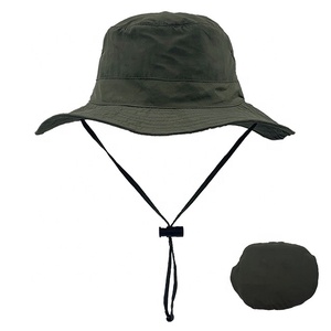 Chapeau Bob de Pêche Imperméable Personnalisé avec Logo, Protection UV, avec Cordon, pour Homme - Product Image 2