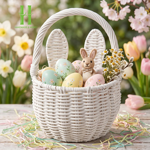 La Mejor Opción para Niños: Cesta de Juguetes Tejida de Ratán para Pascua, Halloween, Navidad y Bodas, de la Fábrica Vietnamita HNH Craft - Product Image 4