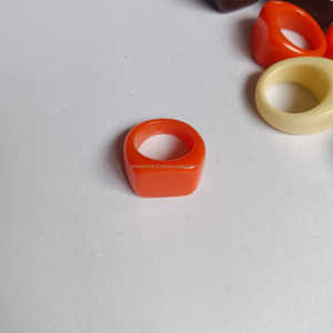 Best Quality Resin Mixed Color Women's <b>Finger</b> <b>Rings</b> Luxury Fashionable Design for Engagement Jewelry & Accessories - Product Image 5