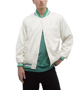 2025 mode Satin veste luxe brillant Bomber pour Streetwear et fête léger Varsity Style OEM disponible en gros - Product Image 6