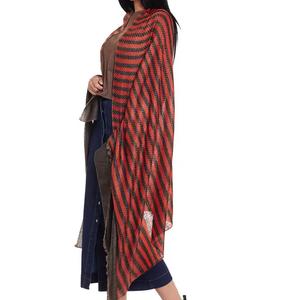 Top Quality Wholesale Women <b>Shawl</b> Striped Pattern Design Printing Pashmina <b>Shawls</b> Custom Logo Fashion Ethnic <b>Knitted</b> Women <b>Shawl</b> - Product Image 3