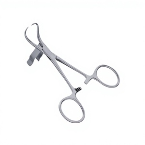 Pinzas Quirúrgicas Manuales Rectas y Curvas REEAX ENTERPRISES 13.5, Pinzas para Toallas, Abrazaderas para Tubos y Cables, Instrumento Quirúrgico Básico - Product Image 1