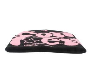 Bonnet unisexe en tricot jacquard à rabats pour les oreilles, motif rayé, 100% acrylique, bonnet d'hiver décontracté pour enfants, réglable - Product Image 3