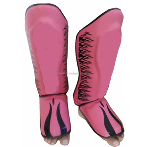 แผ่นรองหน้าแข้งแบบปรับได้น้ำหนักเบาแผ่นป้องกันหน้าแข้งสำหรับชาวไทย MMA แบบไทยน้ำหนักเบา - Product Image 6