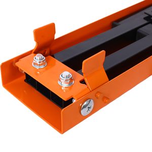 Paquete de 2 Caballetes Plegables Reforzados de Acero Portátiles, Capacidad de 660 LBS, Banco de Trabajo Ajustable en 12 Alturas para Carpintería - Product Image 3