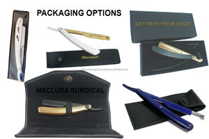 Rasoir de sécurité à lame unique personnalisable Rasoirs de barbier noirs pour le rasage de la barbe et du corps Logo modifiable - Product Image 5