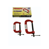 Abrazadera en G de Alta Presión, Resistente, de Hierro Fundido, con Mango Ergonómico de Acero, para Bricolaje, OEM, Construcción y Fabricación