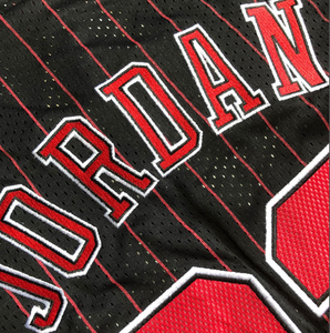 Maillot de basket-ball personnalisé imprimé style Pippen 33 <span class=keywords><strong>Rodman</strong></span> 91 à rayures, vêtements de sport athlétiques à manches courtes, vente en gros, vêtements hip-hop - Product Image 3