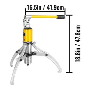 Estrattore Idraulico Industriale da 15 Tonnellate per Ingranaggi/Cuscinetti/Ruote con 2/3 Griffe e Valigetta - Product Image 4