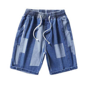 กางเกงยีนส์ขาสั้นผู้ชายแบบสั่งทำพิเศษ คุณภาพสูง รับออกแบบและสกรีนโลโก้ บริการ OEM ระบายอากาศได้ดี - Product Image 2