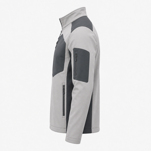 Veste softshell pour homme, fabriquée avec un tissu résistant, coupe confortable et design flexible, idéale pour les activités de plein air, les voyages, le travail et l'usage quotidien. - Product Image 2