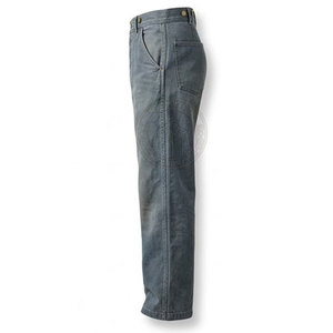 Pantalon de style vintage de la guerre civile en toile légère, taille mi-haute, coupe droite, option de taille personnalisée avec coutures soignées, forme confortable - Product Image 3