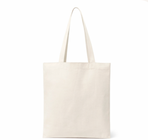Sac fourre-tout pliable en coton et lin, personnalisé, imprimé, doux, durable, écologique, avec longue poignée, pour voyage et plage - Product Image 3