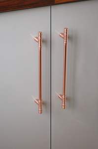 Wardrobe <b>Door</b> Brushed Brass Gold Kitchen Drawer Cabinet Pull <b>Handles</b> for Furniture - Product Image 2