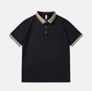 Polo en coton biologique pour homme, broderie personnalisée, boutons sur le côté, manches courtes, respirant, pour le golf, le tennis, les sports, tee-shirt décontracté - Product Image 6