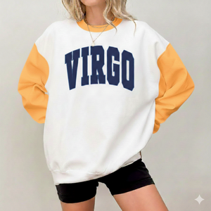 Sudadera de cuello alto de punto casual de invierno para mujer, manga larga, holgada, de poliéster/algodón con logo frontal - Product Image 3