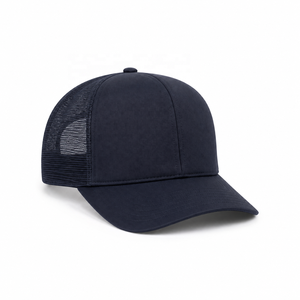 Casquette promotionnelle de haute qualité en polyester/coton, casquette de baseball sportive, broderie de logo personnalisée, casquette de camionneur unisexe réglable - Product Image 1