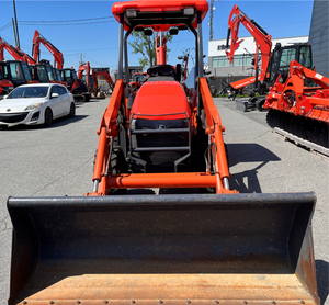 รถตักล้อยางคูโบต้า L47 รถตักหน้าขุดหลัง รถแทรกเตอร์ตีนตะขาบ ระบบเกียร์ 2WD อุปกรณ์ก่อสร้างทางการเกษตร รถขุดขนาดใหญ่ - Product Image 5
