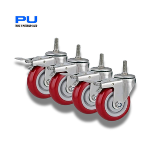 High Quality 1 Ton Extra Heavy Duty 6 Inch 8 Inch Industrial Caster <b>Wheel</b> New Iron Core Polyurethane PU Load for Restaurant - Product Image 1