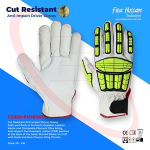Gants de sécurité anti-impact pour le conducteur Gants de protection en TPR résistants aux coupures Gants de sécurité de conception personnalisée luvas de condutor de impacto - Product Image 4