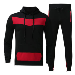 Ensemble de survêtements décontractés coupe classique pour hommes, personnalisables avec logo, impression par transfert thermique direct, haute qualité, collection 2026, vente chaude - Product Image 1