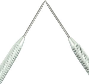Ensemble d'outils à aiguilles en argile Tegg, 2 pièces, aiguilles de précision en acier inoxydable pour la fabrication de bijoux en cuir, le perçage et le bricolage ZetomedPro - Product Image 4