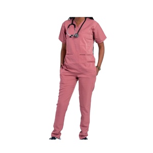 Haute qualité hommes à manches longues infirmière gommage veste hôpital uniformes fournisseur médical gommages infirmière costume 2026 HI - Product Image 1
