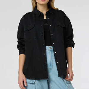 ราคาขายส่ง เสื้อเชิ้ตยีนส์ผู้หญิงสั่งทำได้ รุ่นใหม่ น้ำหนักเบา ขายดี - Product Image 1